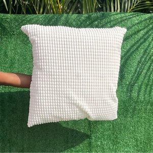 White Bubble Pillow